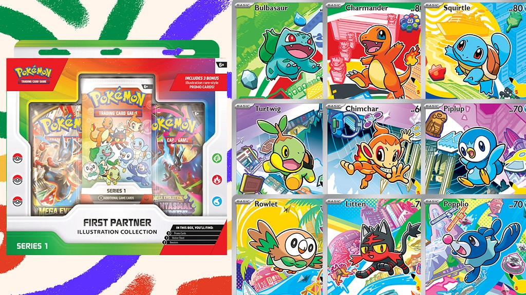 Pokémon выпустил First Partner Collection — ностальгия в подарок